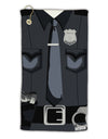 Police Costume AOP Micro Terry Gromet Golf Towel 15 x 22 Inch All Over Print-Golf Towel-TooLoud-White-Davson Sales
