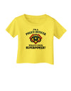 Police Officer - Superpower Infant T-Shirt-Infant T-Shirt-TooLoud-Yellow-06-Months-Davson Sales