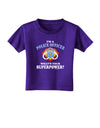 Police Officer - Superpower Toddler T-Shirt Dark-Toddler T-Shirt-TooLoud-Purple-2T-Davson Sales