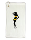 Polka Dot Bikini Shadow Micro Terry Gromet Golf Towel 16 x 25 inch by TooLoud-Golf Towel-TooLoud-White-Davson Sales