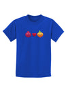 Pomegranate Heart Peach Childrens Dark T-Shirt-Childrens T-Shirt-TooLoud-Royal-Blue-X-Small-Davson Sales