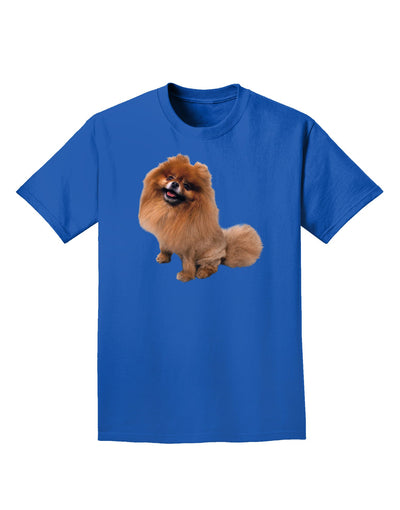 Pomeranian Sitting All Cute-Like Adult Dark T-Shirt-Mens T-Shirt-TooLoud-Royal-Blue-Small-Davson Sales