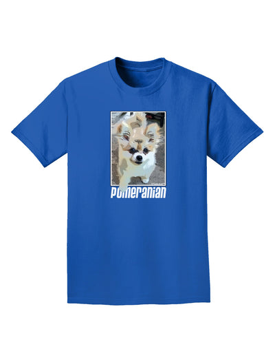 Pomeranian Step Out Adult Dark T-Shirt by TooLoud-Mens T-Shirt-TooLoud-Royal-Blue-Small-Davson Sales