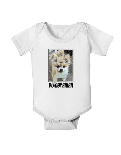 Pomeranian Step Out Baby Romper Bodysuit by TooLoud-Baby Romper-TooLoud-White-06-Months-Davson Sales