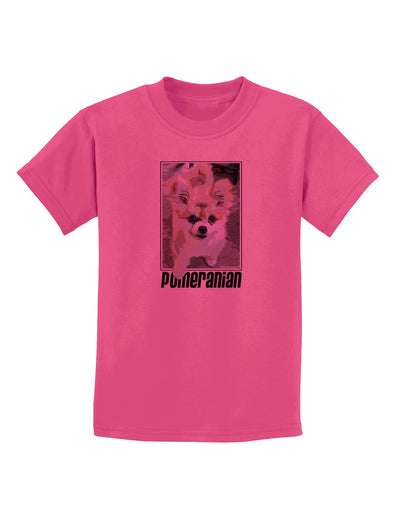 Pomeranian Step Out Childrens T-Shirt by TooLoud-Childrens T-Shirt-TooLoud-Sangria-X-Small-Davson Sales