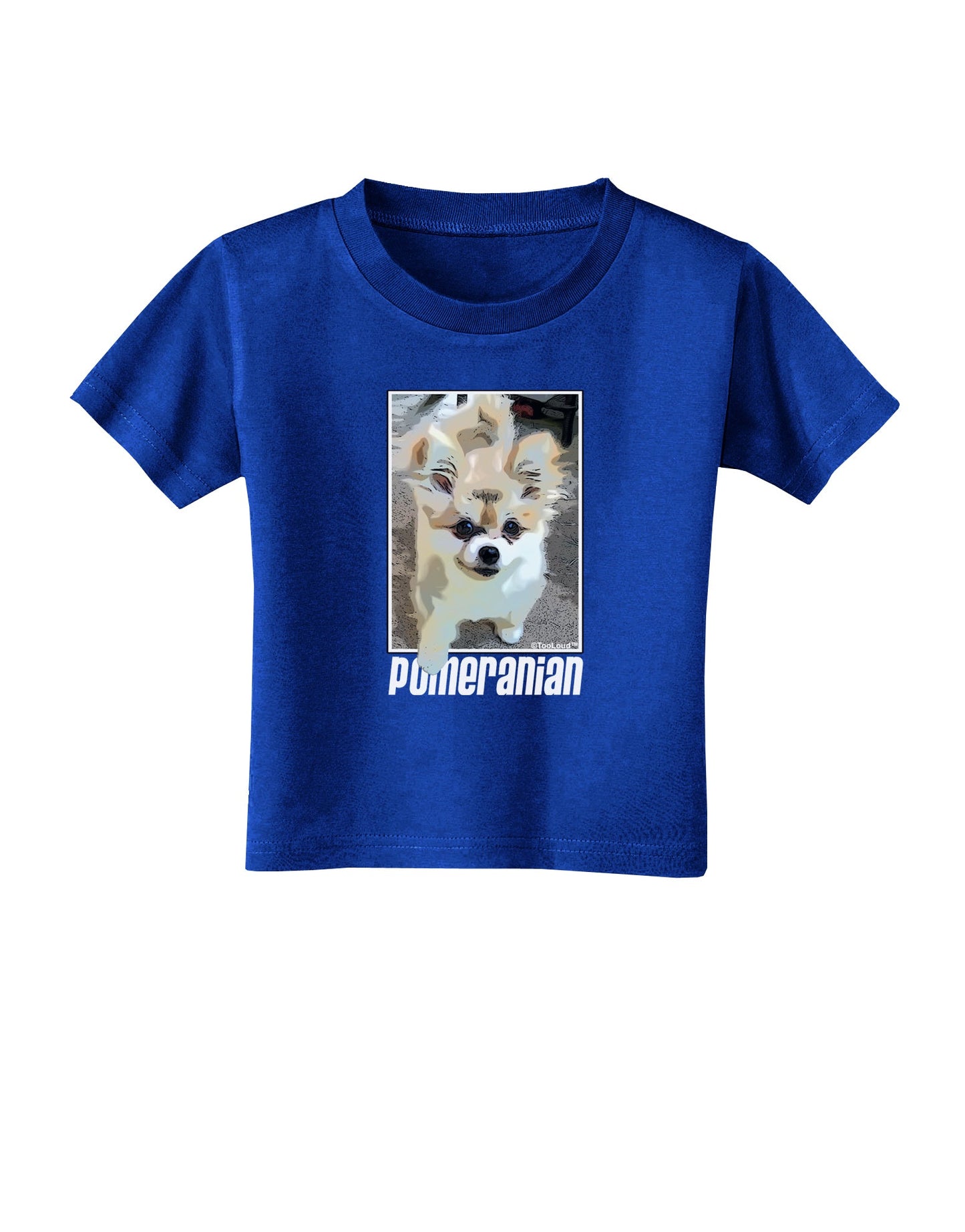 Pomeranian Step Out Toddler T-Shirt Dark by TooLoud-Toddler T-Shirt-TooLoud-Royal-Blue-2T-Davson Sales
