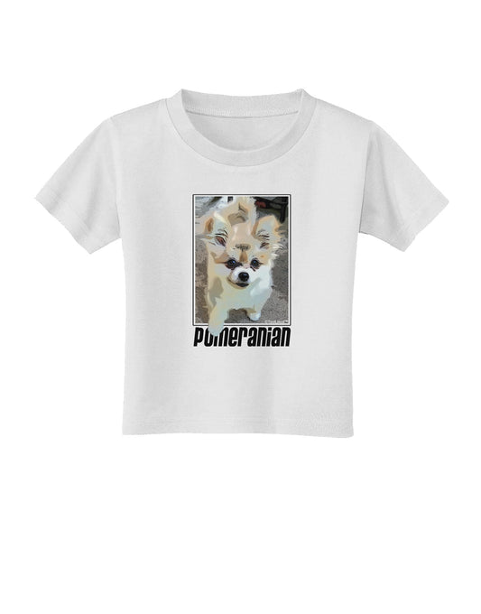 Pomeranian Step Out Toddler T-Shirt by TooLoud-Toddler T-Shirt-TooLoud-White-2T-Davson Sales