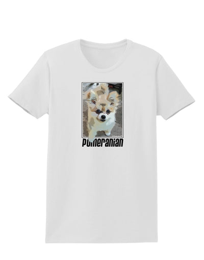 Pomeranian Step Out Womens T-Shirt by TooLoud-Womens T-Shirt-TooLoud-White-X-Small-Davson Sales