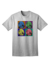 Pop-Art #2 Adult T-Shirt featuring Three Wolves Howling by TooLoud-Mens T-shirts-TooLoud-AshGray-Small-Davson Sales