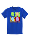 Pop Art Bernie Sanders Childrens Dark T-Shirt-Childrens T-Shirt-TooLoud-Royal-Blue-X-Small-Davson Sales