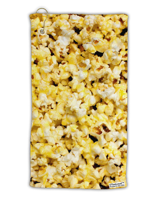 Popcorn All Over Micro Terry Gromet Golf Towel 15 x 22 Inch All Over Print-Golf Towel-TooLoud-White-Davson Sales
