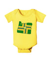 Portland Oregon Flag Baby Romper Bodysuit-Baby Romper-TooLoud-Yellow-06-Months-Davson Sales