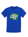 Portland Oregon Flag Childrens Dark T-Shirt-Childrens T-Shirt-TooLoud-Royal-Blue-X-Small-Davson Sales