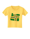 Portland Oregon Flag Toddler T-Shirt-Toddler T-Shirt-TooLoud-Yellow-2T-Davson Sales