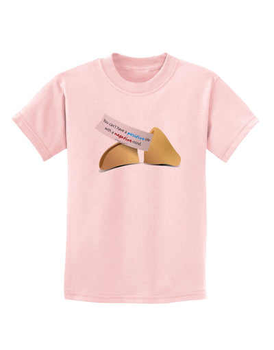 Positive Life - Fortune Cookie Childrens T-Shirt-Childrens T-Shirt-TooLoud-PalePink-X-Small-Davson Sales