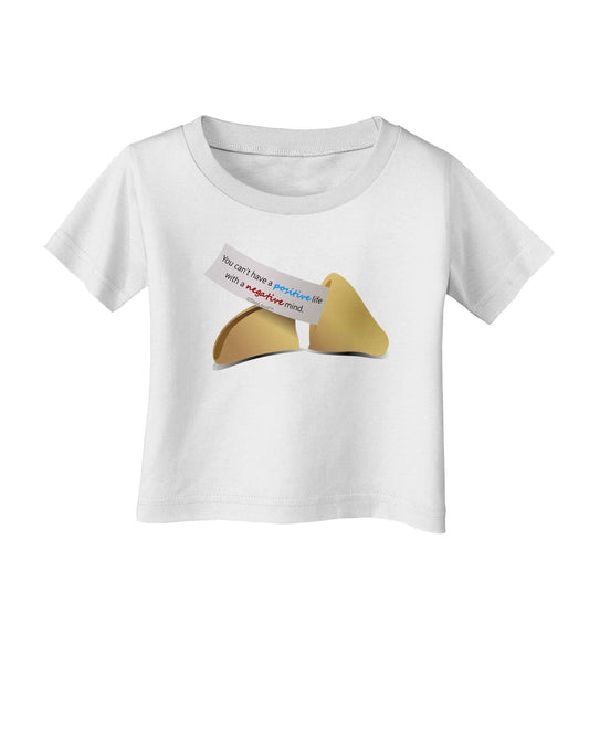 Positive Life - Fortune Cookie Infant T-Shirt-Infant T-Shirt-TooLoud-White-06-Months-Davson Sales