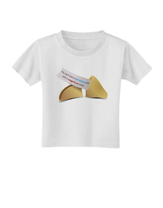 Positive Life - Fortune Cookie Toddler T-Shirt-Toddler T-Shirt-TooLoud-White-2T-Davson Sales