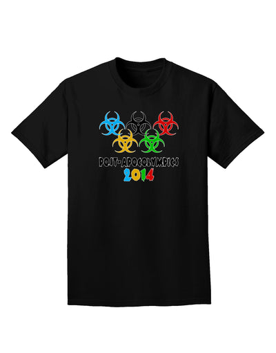 Post-Apocolympics 2014 - Zombie Adult Dark T-Shirt-Mens T-Shirt-TooLoud-Black-Small-Davson Sales