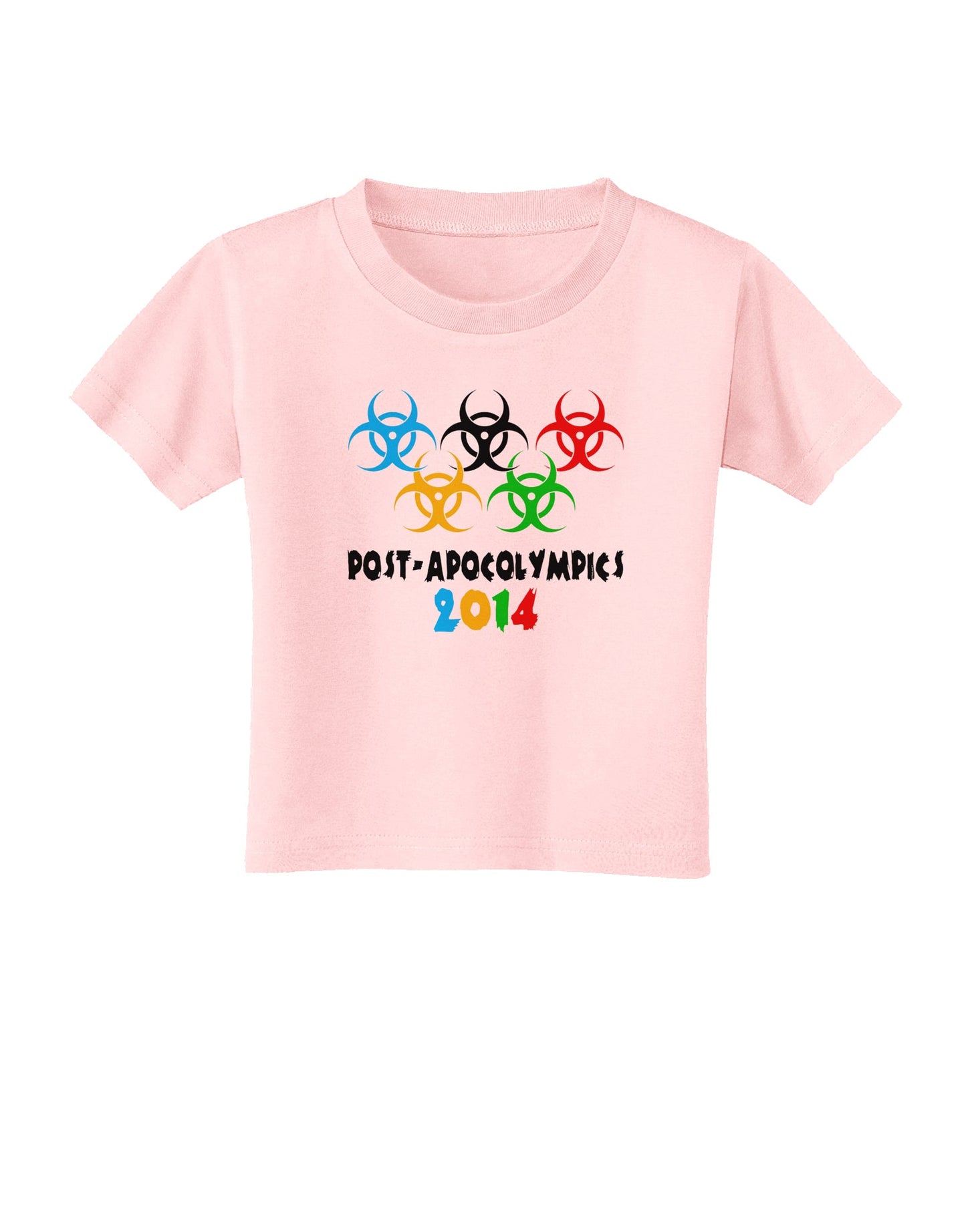 Post-Apocolympics 2014 - Zombie Toddler T-Shirt-Toddler T-Shirt-TooLoud-Light-Pink-2T-Davson Sales