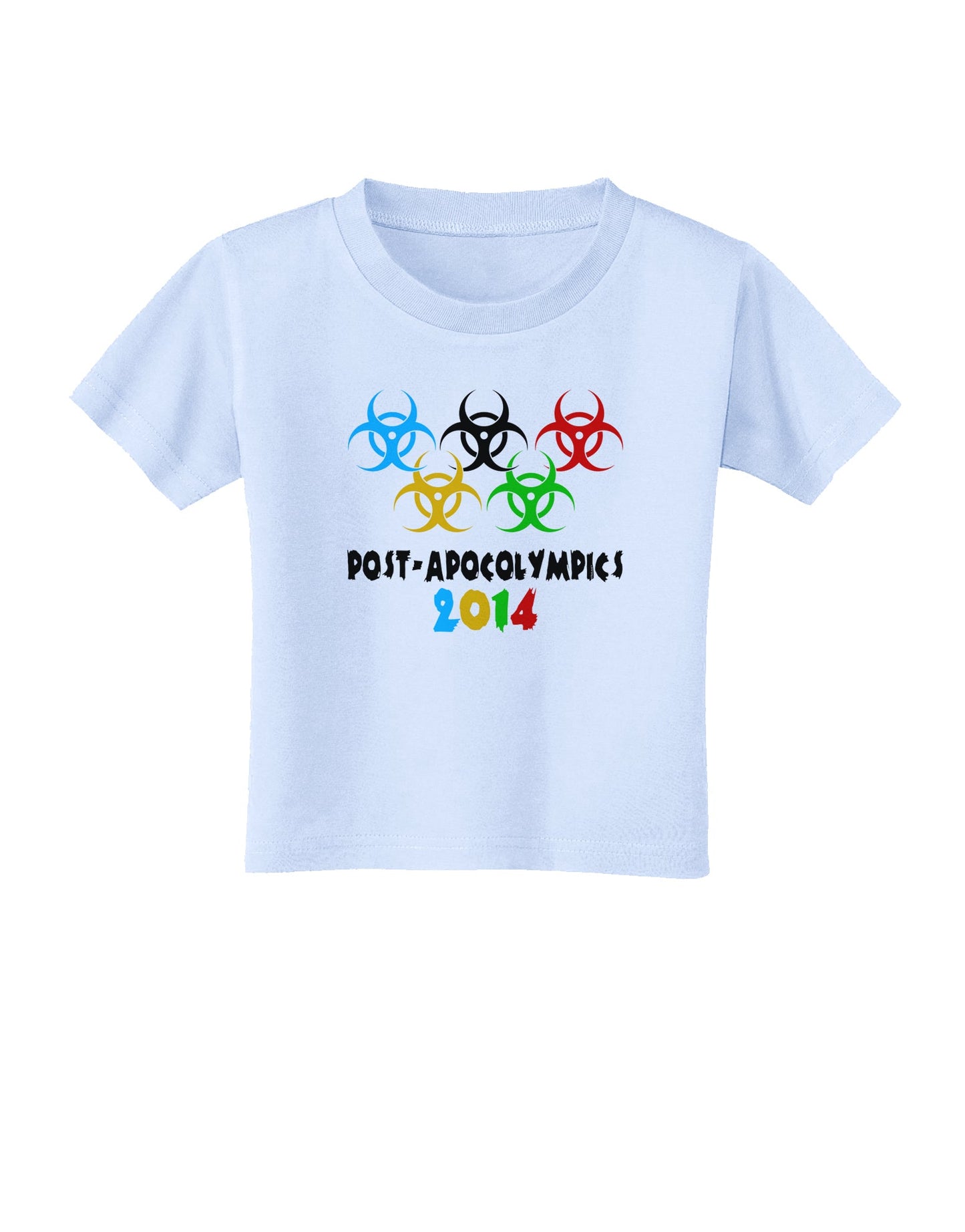 Post-Apocolympics 2014 - Zombie Toddler T-Shirt-Toddler T-Shirt-TooLoud-Light-Blue-2T-Davson Sales