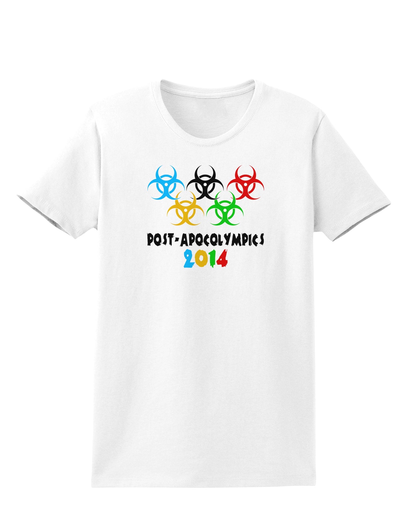 Post-Apocolympics 2014 - Zombie Womens T-Shirt-Womens T-Shirt-TooLoud-White-X-Small-Davson Sales