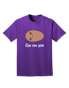 Potato - Eye See You Adult Dark T-Shirt-Mens T-Shirt-TooLoud-Purple-Small-Davson Sales