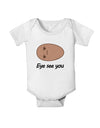 Potato - Eye See You Baby Romper Bodysuit-Baby Romper-TooLoud-White-06-Months-Davson Sales