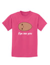 Potato - Eye See You Childrens Dark T-Shirt-Childrens T-Shirt-TooLoud-Sangria-X-Small-Davson Sales