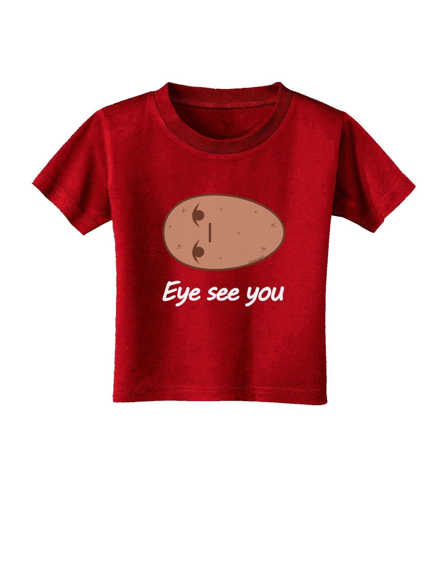 Potato - Eye See You Toddler T-Shirt Dark-Toddler T-Shirt-TooLoud-Clover-Green-2T-Davson Sales