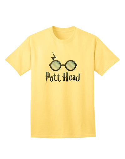 Pott Head Magic Glasses Adult T-Shirt-unisex t-shirt-TooLoud-Yellow-Small-Davson Sales