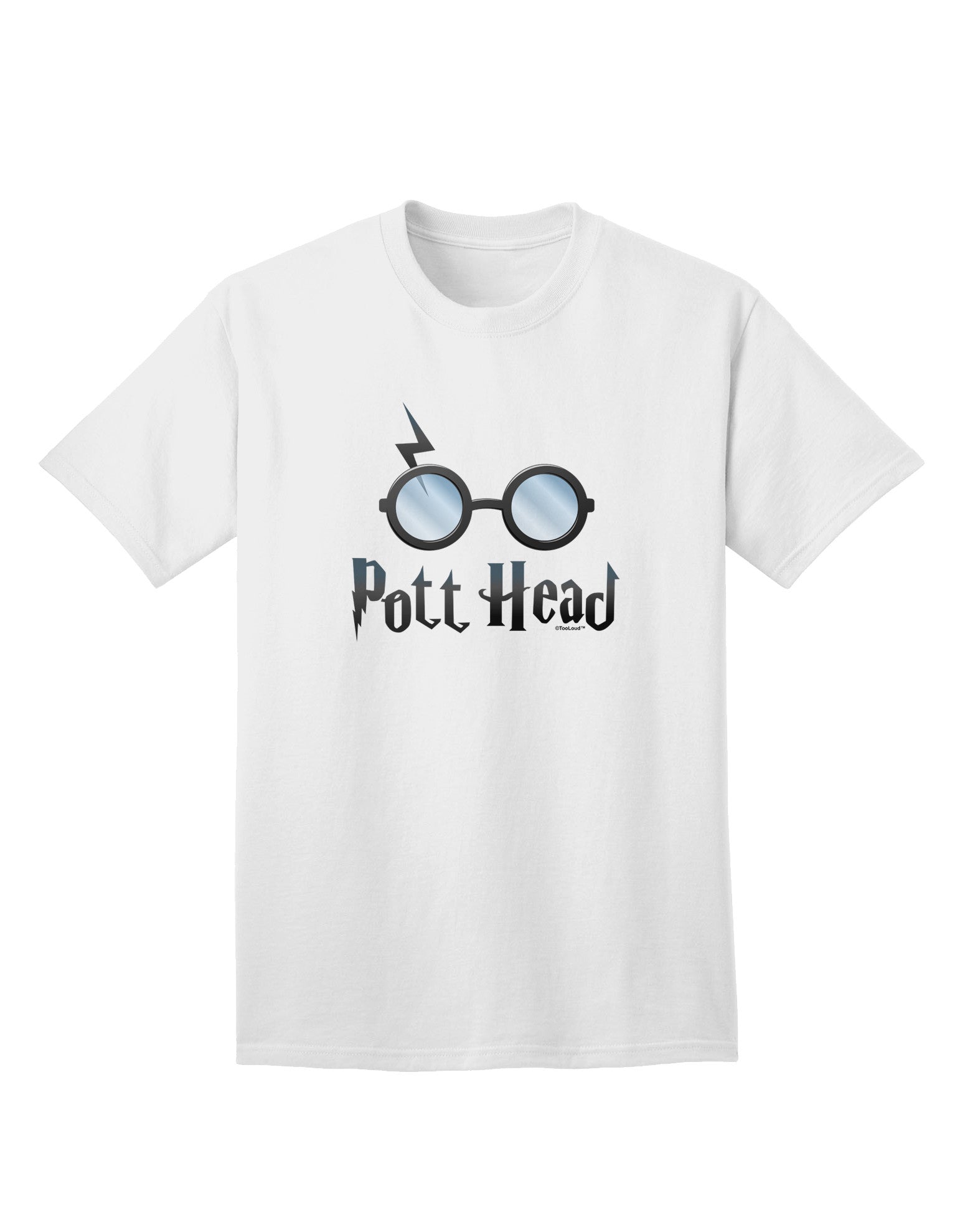 Pott Head Magic Glasses Adult T-Shirt-unisex t-shirt-TooLoud-White-Small-Davson Sales
