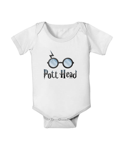Pott Head Magic Glasses Baby Romper Bodysuit-Baby Romper-TooLoud-White-06-Months-Davson Sales