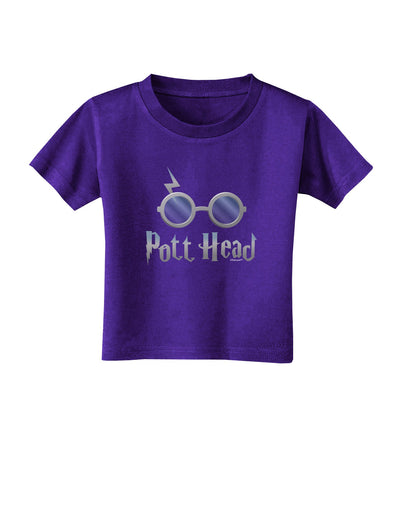 Pott Head Magic Glasses Toddler T-Shirt Dark-Toddler T-Shirt-TooLoud-Purple-2T-Davson Sales