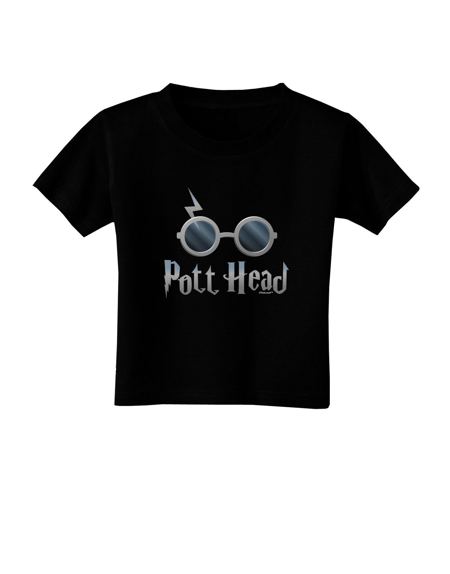 Pott Head Magic Glasses Toddler T-Shirt Dark-Toddler T-Shirt-TooLoud-Black-2T-Davson Sales