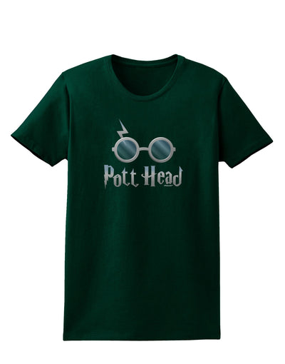 Pott Head Magic Glasses Womens Dark T-Shirt-TooLoud-Forest-Green-Small-Davson Sales