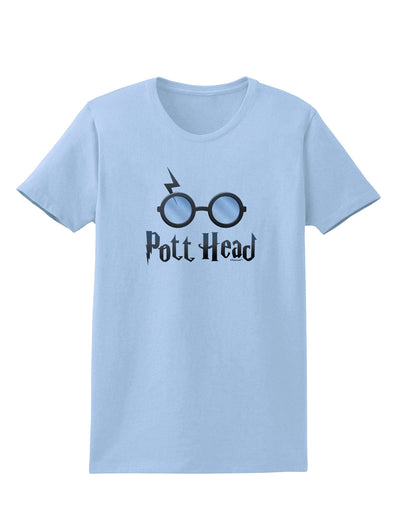 Pott Head Magic Glasses Womens T-Shirt-Womens T-Shirt-TooLoud-Light-Blue-X-Small-Davson Sales