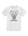 Powered by Plants Childrens T-Shirt White XL Tooloud
