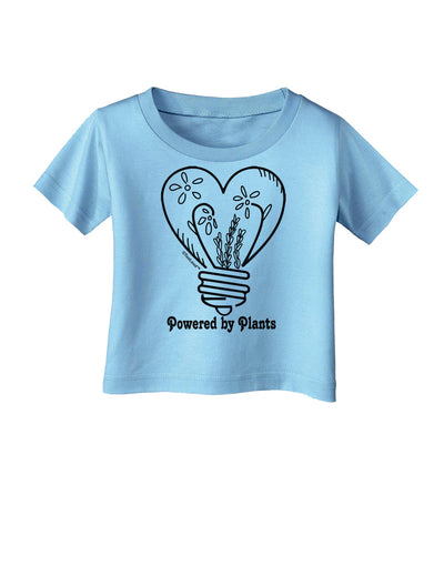 Powered by Plants Infant T-Shirt-Infant T-Shirt-TooLoud-Aquatic-Blue-06-Months-Davson Sales