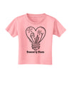 Powered by Plants Toddler T-Shirt-Toddler T-shirt-TooLoud-Candy-Pink-2T-Davson Sales