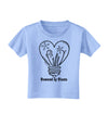 Powered by Plants Toddler T-Shirt-Toddler T-shirt-TooLoud-Aquatic-Blue-2T-Davson Sales