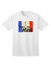 Pray For Paris Watercolor Adult T-Shirt-Mens T-Shirt-TooLoud-White-Small-Davson Sales