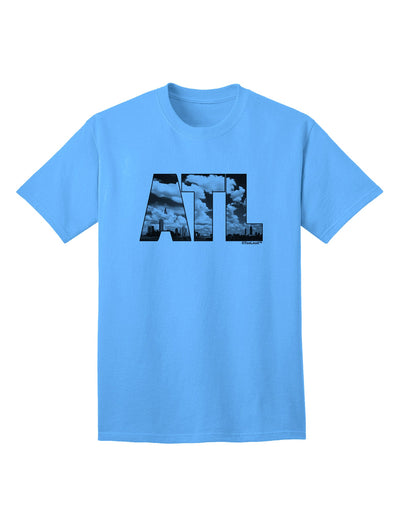 Premium ATL Atlanta Text Adult T-Shirt by TooLoud - Elevate Your Style with this Exquisite Ecommerce Collection-Mens T-shirts-TooLoud-Aquatic-Blue-Small-Davson Sales