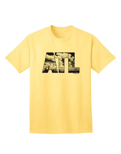 Premium ATL Atlanta Text Adult T-Shirt by TooLoud - Elevate Your Style with this Exquisite Ecommerce Collection-Mens T-shirts-TooLoud-Yellow-Small-Davson Sales