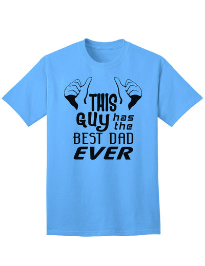 Premium Adult T-Shirt: Celebrate Fatherhood with the Finest Quality-Mens T-shirts-TooLoud-Aquatic-Blue-Small-Davson Sales