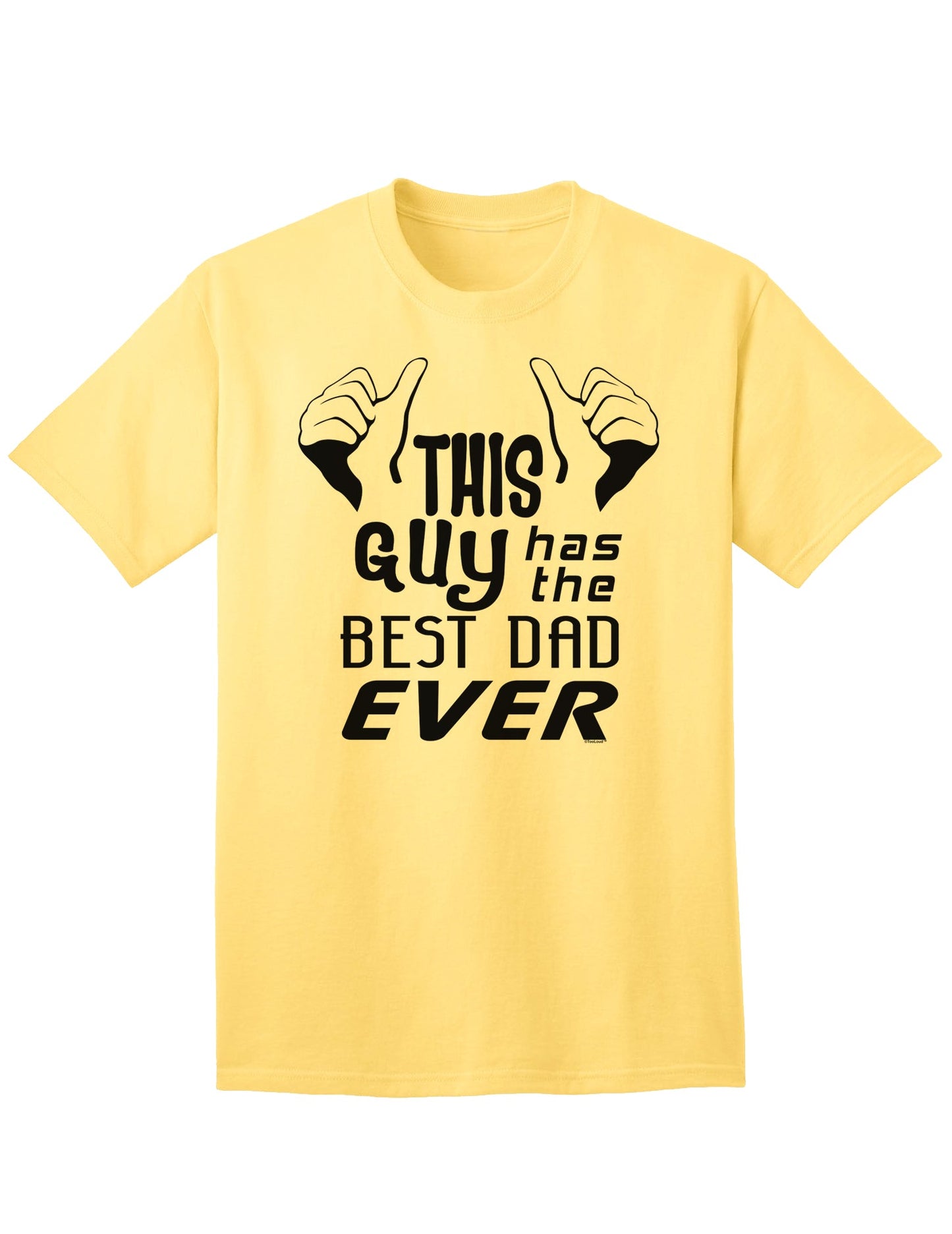 Premium Adult T-Shirt: Celebrate Fatherhood with the Finest Quality-Mens T-shirts-TooLoud-Yellow-Small-Davson Sales