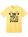 Premium Adult T-Shirt: Celebrate Fatherhood with the Finest Quality-Mens T-shirts-TooLoud-Yellow-Small-Davson Sales