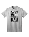 Premium Adult T-Shirt: Celebrate Fatherhood with the Most Remarkable Dad-Mens T-shirts-TooLoud-AshGray-Small-Davson Sales