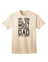 Premium Adult T-Shirt: Celebrate Fatherhood with the Most Remarkable Dad-Mens T-shirts-TooLoud-Natural-Small-Davson Sales