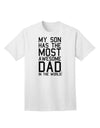 Premium Adult T-Shirt: Celebrate Fatherhood with the Most Remarkable Dad-Mens T-shirts-TooLoud-White-Small-Davson Sales