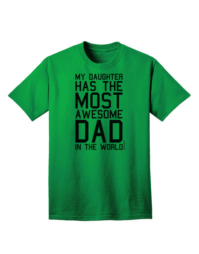 Premium Adult T-Shirt: Celebrate the Unmatched Bond between Father and Daughter-Mens T-shirts-TooLoud-Kelly-Green-Small-Davson Sales